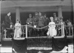 King George V and Queen Mary with entourage, Peace Day 1919