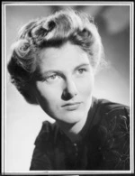 Studio portrait of Ruth Miriam Ross - Photograph taken by Geoffrey Perry