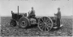 Sowing rape seeds, Waitaki, Otago - Photograph taken by H Drake