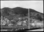 View looking towards a gold mining site in Thames