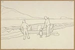 [MacDiarmid, Douglas Kerr] 1922- :[Looking towards Kapiti Island 1949]