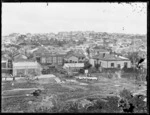 Construction area and houses in Hataitai, Wellington