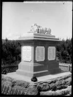 Maori war monument in Queen's Park, Wanganui