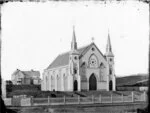 Trinity Wesleyan Methodist Church, Wanganui, with manse in the background