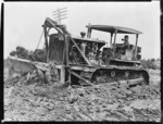 Caterpillar D8 tractor with a Le Tourneau angledozer