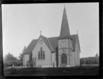 View of the Anglican church, St Mary on the Hill, Pokeno, Franklin District