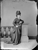 Mrs W Tingey in riding clothes