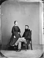 [James Garland] Woon [and an unidentified woman]