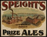 J Speight & Co. Ltd: Speight's prize ales. City Brewery Dunedin. Meyercord Co., Chicago, signs. Rae, Munn & Gilbert agents, Melbourne [1900s]