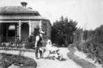 Unidentified house and garden, Christchurch area.