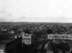 Looking down Hereford Street and over Christchurch City