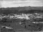 Part 1 of a 2 part panorama overlooking the town of Taihape