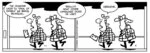 "The minister likes to think of himself as being bilingual." "Really? What other language does he use?" "Obscene." 15 February 2011