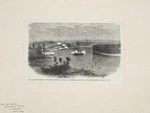 Illustrated London News :The war in New Zealand ;the gun-boat Pioneer at anchor off Meremere, on the Waikato river, reconnoitring the native position / E [A] W[illiams del. London, Illustrated London News, 1864]