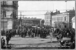 Departure of the 2nd (South Canterbury) regiment from Timaru, during World War I