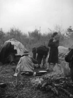 Yunnan, China. Mr Starr and party at base camp. 23 October 1938.