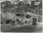 Creator unknown :Photograph of the new and old Kelburn Viaducts, Wellington