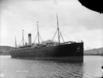 The ship Ionic in Wellington harbour