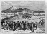 Harper's weekly :Meeting of natives with the British authorities at Waitara, New Zealand. J R B [sc.] [New York] Harper's weekly 1878