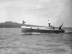 Unidentified motorboat, Auckland Harbour