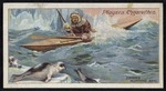 John Player & Sons Ltd: Eskimo hunting seal in a kayak [1915].