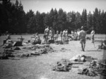 Soldiers receiving instruction in the Vickers gun at Waiouru Army Training Camp