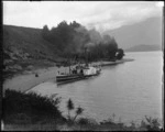 Paddle steamer Mountaineer, Elfin Bay, Lake Wakatipu