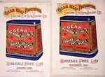 Gear Meat Preserving and Freezing Company Ltd :Wholesale price list, January 1905; [and] Wholesale price list, November 1902. [Covers].