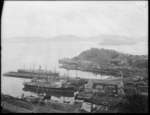 Overlooking the wharves at Port Chalmers