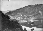 View of old Port Chalmers looking over Koputai Bay, in 1867.