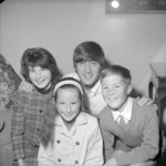 Beatle John Lennon with second cousins from Levin