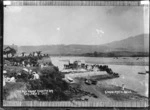 Old wharf, Raglan, on regatta day, January 1911 - Photograph taken by Gilmour Brothers