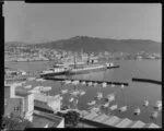 Ships Inter-island ferry, Rangatira and SS Southern Cross at Overseas terminal, Wellington