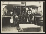 Crew of Government steamship Tutanekai taken at Port Ross, Auckland Islands