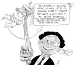 Brockie, Robert Ellison, 1932- :You Nigerian clowns might be well suited to African habits of thought but you've a long way to go before achieving the monomaniacal obduracy required to preserve the Kiwi way of life .... [1977].
