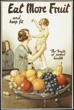 [Moran, Joseph Bruno], 1874?-1952 :Eat more fruit and keep fit. The fruits of perfect health. [1920s].
