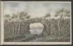 Artist unknown: Gesigt van eene doorboorde Rots in Nieuw-Zeeland [1769. Copied ca 1785]