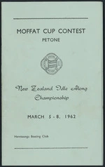 Programme cover - Moffat Cup Contest