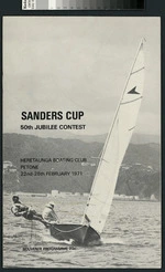 Programme cover - Sanders Cup, 50th Jubilee Contest