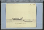 Canoes, New Zealand, 1833