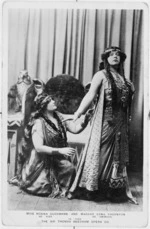 Rosina Buckman and Edna Thornton in a production of the opera Aida, in England
