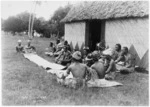 Men playing a game of Lafo, Vavau, Tonga - Photograph taken by Thomas Andrew