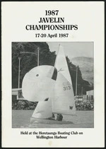 Programme cover - 1987 Javelin Championships