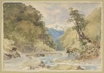 [Barraud, Charles Decimus] 1822-1897 :Otira Gorge West Coast showing Mt Alexander, Decr. 1874