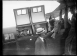 Canterbury Aviation Company's De Havilland DH9 biplane, and passengers