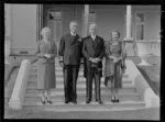 Admiral Earl Mountbatten and Countess Mountbatten of Burma with the Governor General, Sir Willoughby Norrie, and Lady Norrie