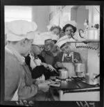 Boys' cooking class, Karori West School, Wellington