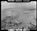 Auckland City and harbour, from Herne Bay, including Rangitoto Island