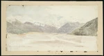 Richmond, James Crowe, 1822-1898 :Valley of Waimakariri above the R. Bealey - Blackrange. 1882.