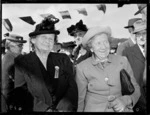 Two women at a reunion of Mount Cook School